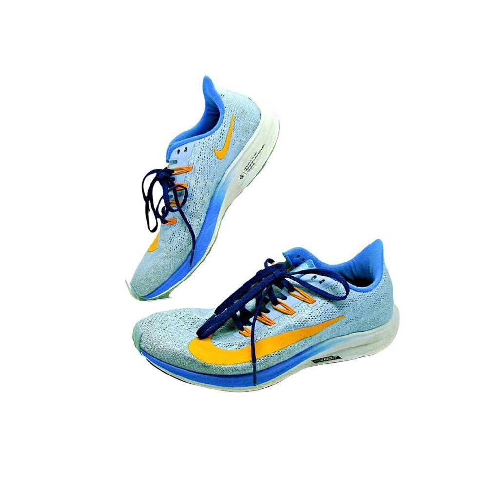 Womens Nike Air Zoom Pegasus 36 Blue Low Top Running Shoes BQ7977-991 Size 8.5